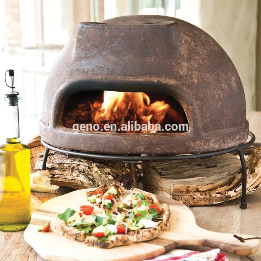 Groothandel populaire buiten Mexicaanse stijl Clay Pizza Oven voor tuindecoratie